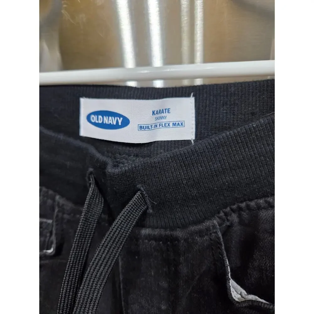 5/$20 Black Karate Skinny Flex Max Jeans - Old Navy - 5T